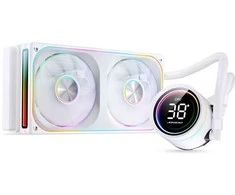 Jonsbo TH-240 AiO Vanduo Cooling, ARGB, Segment Ekranas – 240mm, Baltas