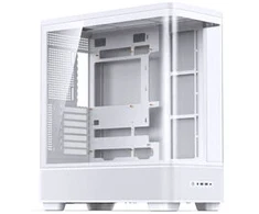 Jonsbo TK-5 case, Midi-Tower, ATX, Tempered Glass - baltas
