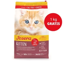 JOSERA JosiCat Kitten – sausas pašaras katei – 10kg + 1kg
