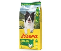Josera Light &amp; Vital sausas pašaras šunims svorio mažinimui ir kontrolei su paukštiena, 12,5kg