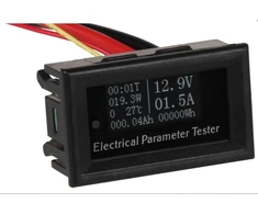 Joy It Voltmetras ir kitų parametrų indikatorius darbinė įtampa DC 5-60V