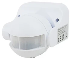 Judesio jutiklis PIR, 230 Vac, 12m, 1200W, IP44, reguliuojamas, THORGEON