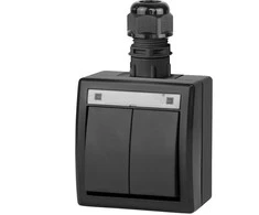 Jungiklis ELEKTRO-PLAST AQUANT, 2 klav., IP65
