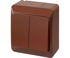 Jungiklis ELEKTRO-PLAST HERMES, 2 klav., IP44