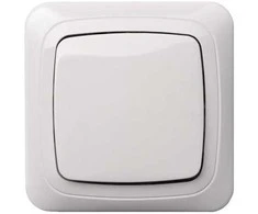Jungiklis LIREGUS ALFA, baltos spalvos, IP44