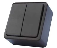 Jungiklis VILMA SL+250, 2 klav., antracito spalvos