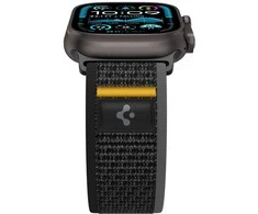 Juoda apyrankė Apple Watch 6 / 7 / 8 / 9 / 10 / SE / Ultra 1 / 2 ( 44 / 45 / 46 / 49 mm) laikrodžiui „Spigen Athlex Air”