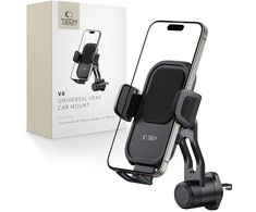 Juodas automobilinis telefono laikiklis „Tech-Protect V8 Universal Vent”