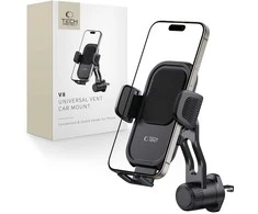 Juodas automobilinis telefono laikiklis „Tech-Protect V8 Universal Vent”