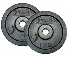 Best Sporting Lietiniai svoriai 2x1,25 kg, 30 mm