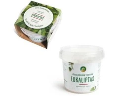 Jūros druska su eukaliptų eteriniu aliejumi Mėta, 350 g