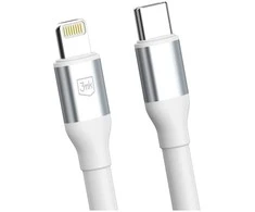3Mk Protection Accessories - 3mk Hyper Cable N-SERIES C to Lightning 1m PD 3.0 9V/2A 20W Baltas