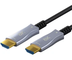 Kabelis HDMI-HDMI 30 m (HDMI 2.1) optinis hibridinis 8K @ 60 Hz / 4K @ 120 Hz Goobay