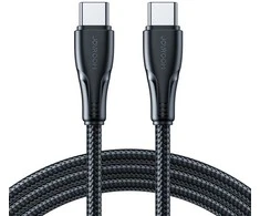 Kabelis Joyroom S-A11 Surpass 60W USB-C – USB-C 0,25m – juodos spalvos