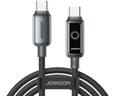 Kabelis Joyroom S-A55 StarFlight 100W USB-C – USB-C 1,2m – juodos spalvos