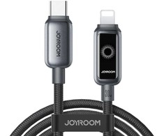 Kabelis Joyroom S-A55 StarFlight 30W USB-C – Lightning 1,2m – juodos spalvos