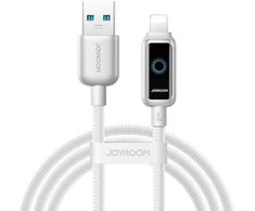 Kabelis Joyroom S-A55 StarFlight 3A USB-A – Lightning 1,2m – baltos spalvos