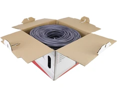 Kabelis metrais FTP CAT6 PNI F06 su 4 poromis, skirtas 1 Gigabit internetui ir stebėjimo sistemoms