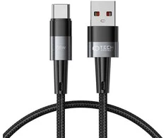 Kabelis PD 66W 6A 0,5m USB – USB-C Tech-Protect UltraBoost pilkos spalvos