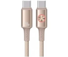 USAMS Huan Series SJ751 240W USB-C į USB-C kabelis 1.2 m titanium