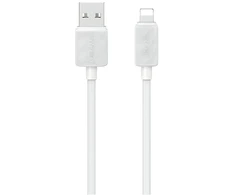 Kabelis USAMS KY Series US-SJ689 2.4A USB-A į Lightning 1m baltas