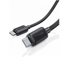 Kabelis USAMS KY Series US-SJ696 60W USB-C to USB-C 2m baltos spalvos
