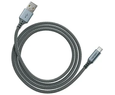 Christian Dior Kabelis Ventev 1.2M USB-A/USB-C sidabro spalvos 29406