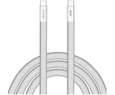 Kabelis Verbatim Sync &amp; Charge SoftTouch USB-C į USB-C 60W PD3.0 120cm baltos spalvos 30274