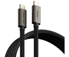 Kabelis PD 240W 1m USB-C – USB-C Ringke USB 3.2 GEN 2X2 Juodos spalvos