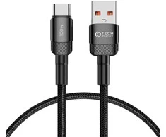Kabelis USB – USB Type C 100W / 5A 0.5m Tech-Protect UltraBoost EVO juodos spalvos