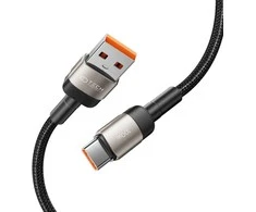 Kabelis USB – USB Type C 100W / 5A 1m Tech-Protect UltraBoost EVO titanium