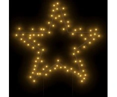 Kalėdinė šviečianti dekoracija žvaigždė, 80LED, 60cm