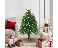 Kalėdų eglutė su 150 LED s stovu Žalia 120 cm PE