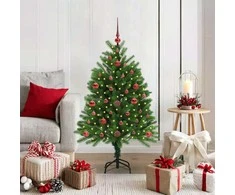 Kalėdų eglutė su 150 LED s stovu Žalia 120 cm PE