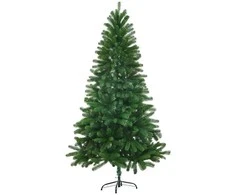 Kalėdų eglutė su 150 LED s stovu Žalia 150 cm PE