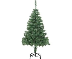 Kalėdų eglutė su 150 LED s stovu Žalia 150 cm PVC