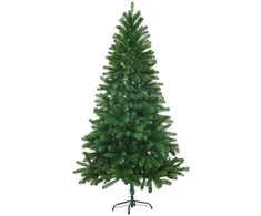 Kalėdų eglutė su 150 LED s stovu Žalia 150 cm PE
