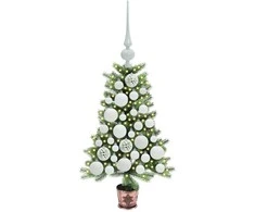 Kalėdų eglutė su 150 LED s stovu Žalia 65 cm PE