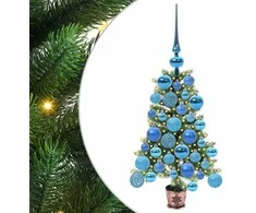 Kalėdų eglutė su 150 LED s stovu Žalia 65 cm PE