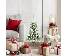 Kalėdų eglutė su 150 LED s stovu Žalia 65 cm PE