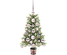 Kalėdų eglutė su 150 LED s stovu Žalia 65 cm PE