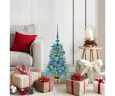 Kalėdų eglutė su 150 LED s stovu Žalia 65 cm PE