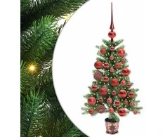 Kalėdų eglutė su 150 LED s stovu Žalia 90 cm PE