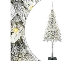 Kalėdų eglutė su 300 LED s stovu Balta 180 cm PE ir Plienas