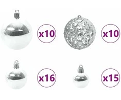 Kalėdų eglutė su 300 LED s stovu Juoda 210 cm PVC