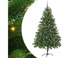 Kalėdų eglutė su 300 LED s stovu Žalia 180 cm PE