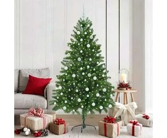 Kalėdų eglutė su 300 LED s stovu Žalia 180 cm PE