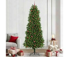 Kalėdų eglutė su 300 LED s stovu Žalia 240 cm PE