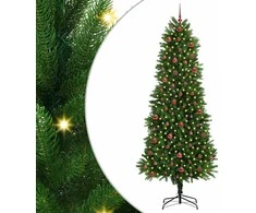 Kalėdų eglutė su 300 LED s stovu Žalia 240 cm PE