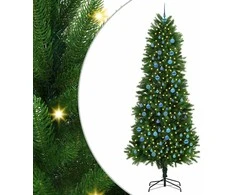 Kalėdų eglutė su 300 LED s stovu Žalia 240 cm PE